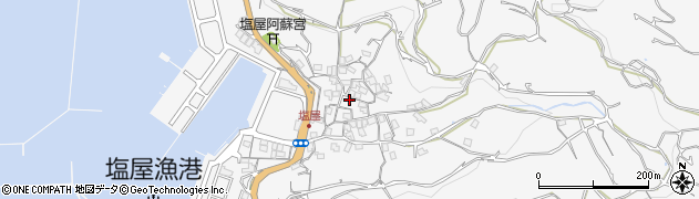熊本県熊本市西区河内町河内1203周辺の地図