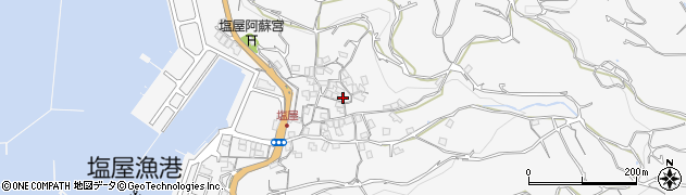 熊本県熊本市西区河内町河内1276周辺の地図