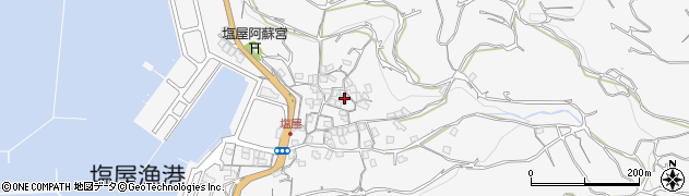 熊本県熊本市西区河内町河内1208周辺の地図