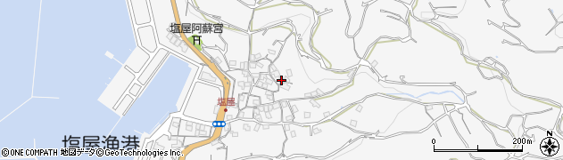 熊本県熊本市西区河内町河内1252周辺の地図