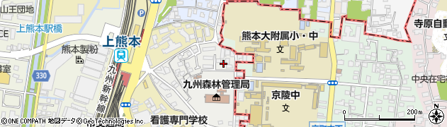 熊本県熊本市西区京町本丁周辺の地図