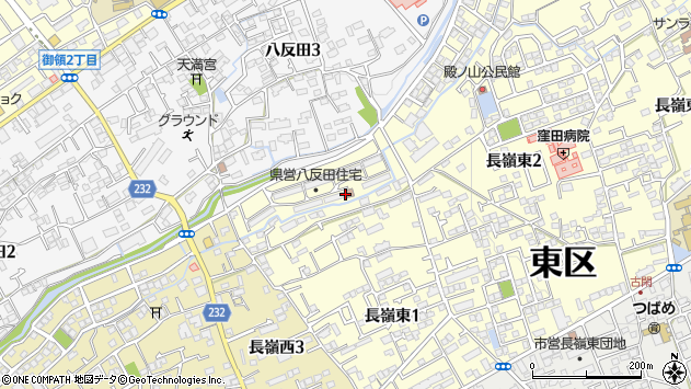 〒861-8038 熊本県熊本市東区長嶺東の地図