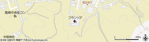 株式会社フランソア（パン）長崎工場周辺の地図