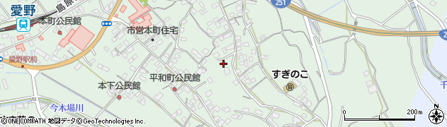 長崎県雲仙市愛野町甲418周辺の地図