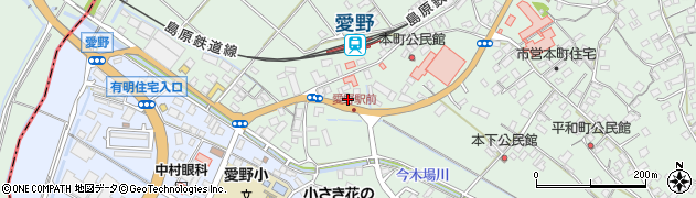 長崎県雲仙市愛野町甲3889周辺の地図