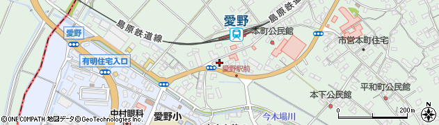 長崎県雲仙市愛野町甲3876周辺の地図