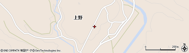上野区長場周辺の地図
