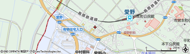 長崎県雲仙市愛野町甲3965周辺の地図