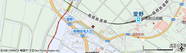 長崎県雲仙市愛野町甲3968周辺の地図