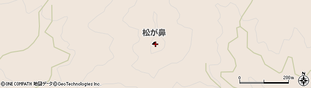 松ケ鼻周辺の地図