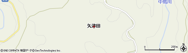 熊本県阿蘇郡高森町矢津田周辺の地図