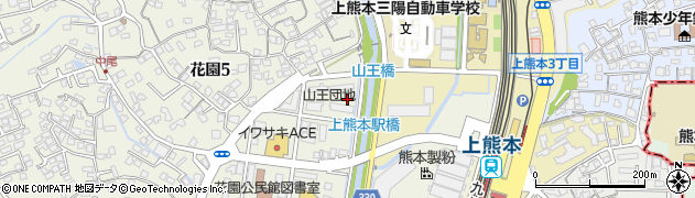 花園前田公園周辺の地図