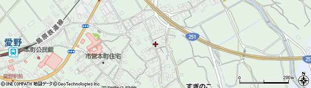 長崎県雲仙市愛野町甲519周辺の地図