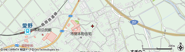 長崎県雲仙市愛野町甲348周辺の地図