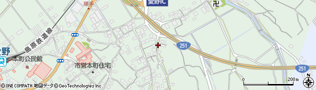 長崎県雲仙市愛野町迫周辺の地図