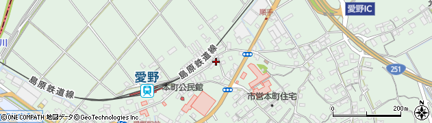 長崎県雲仙市愛野町甲3847周辺の地図