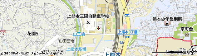 三陽自動車学校上熊本校周辺の地図