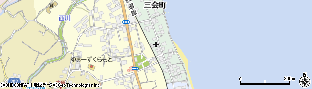 長崎県島原市三会町1707周辺の地図