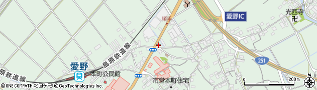長崎県雲仙市愛野町甲4504周辺の地図