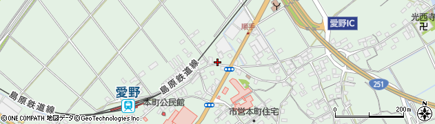 長崎県雲仙市愛野町甲4544周辺の地図