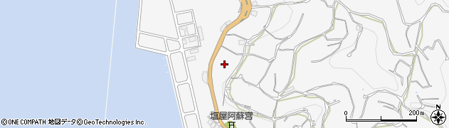 熊本県熊本市西区河内町河内1404周辺の地図