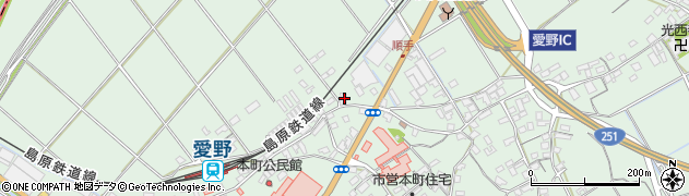 長崎県雲仙市愛野町甲4494周辺の地図