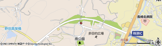 長崎県西彼杵郡時津町野田郷851周辺の地図