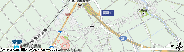 長崎県雲仙市愛野町甲305周辺の地図