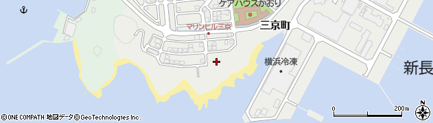 三京南公園周辺の地図