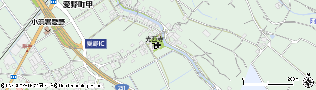 長崎県雲仙市愛野町甲272周辺の地図