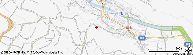 熊本県熊本市西区河内町河内1680周辺の地図