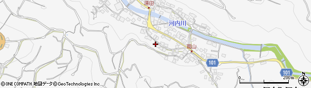 熊本県熊本市西区河内町河内1675周辺の地図