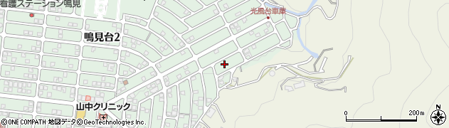 鳴見台東公園周辺の地図