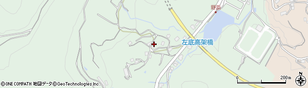 長崎県西彼杵郡時津町左底郷1391周辺の地図