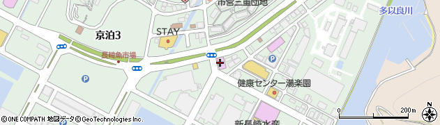満寿美新港周辺の地図