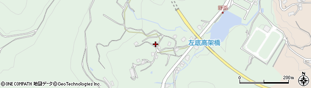 長崎県西彼杵郡時津町左底郷1403周辺の地図