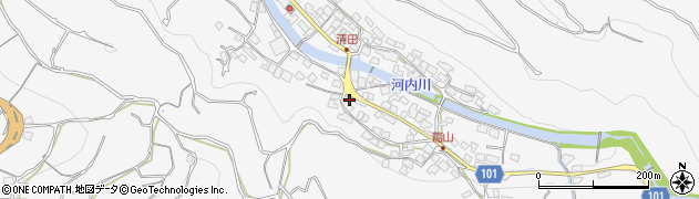 熊本県熊本市西区河内町河内1876周辺の地図