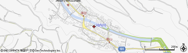 熊本県熊本市西区河内町河内1890周辺の地図