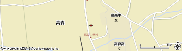 熊本県阿蘇郡高森町高森1943周辺の地図