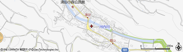 熊本県熊本市西区河内町河内1897周辺の地図