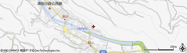 熊本県熊本市西区河内町河内3085周辺の地図