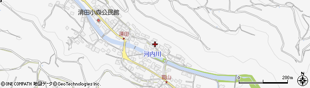 熊本県熊本市西区河内町河内3071周辺の地図
