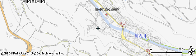 熊本県熊本市西区河内町河内1940周辺の地図