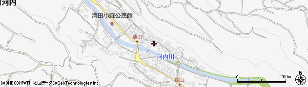 熊本県熊本市西区河内町河内3060周辺の地図