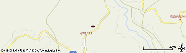 熊本県阿蘇郡高森町矢津田1229周辺の地図