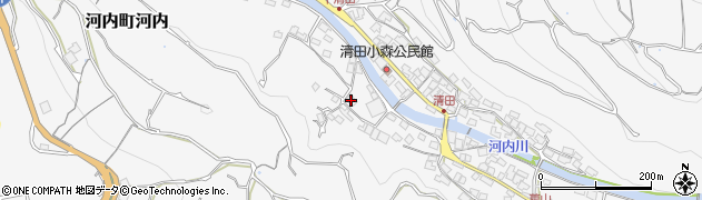 熊本県熊本市西区河内町河内1967周辺の地図