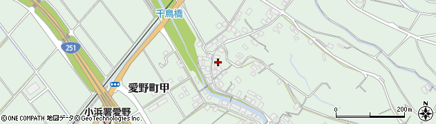 長崎県雲仙市愛野町甲187周辺の地図