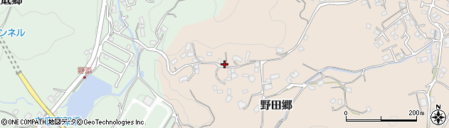 長崎県西彼杵郡時津町野田郷1583周辺の地図