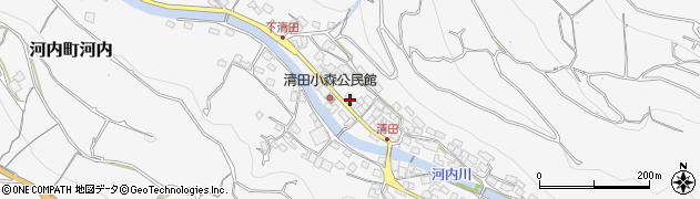 熊本県熊本市西区河内町河内3042周辺の地図