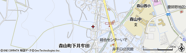 長崎県諫早市森山町下井牟田985周辺の地図